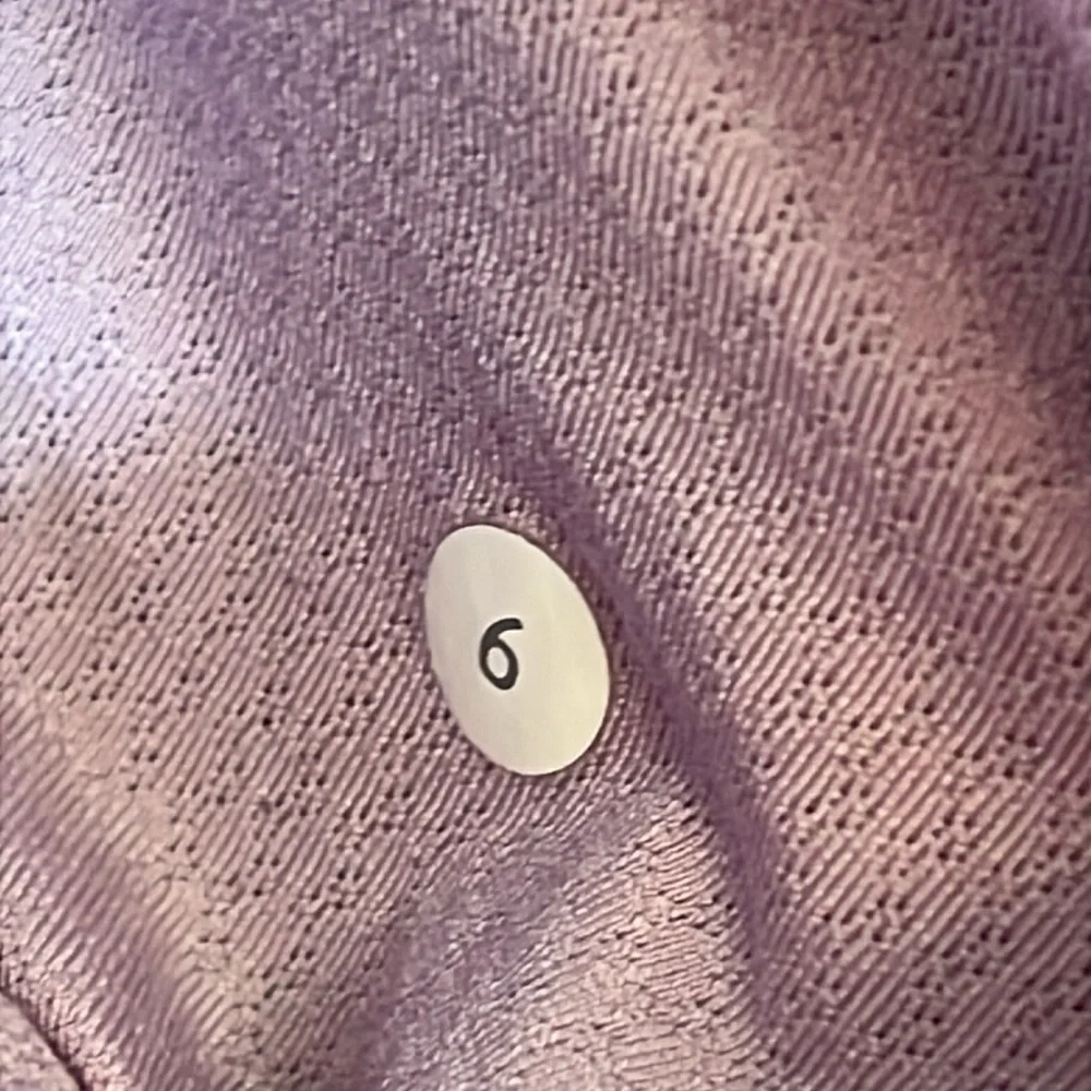 Lululemon Stride Jacket Brushed Lilac Heathered Coal Wee Stripe/Lilac Size 6 - Picture 5 of 8